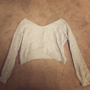 Dynamite cropper sweater